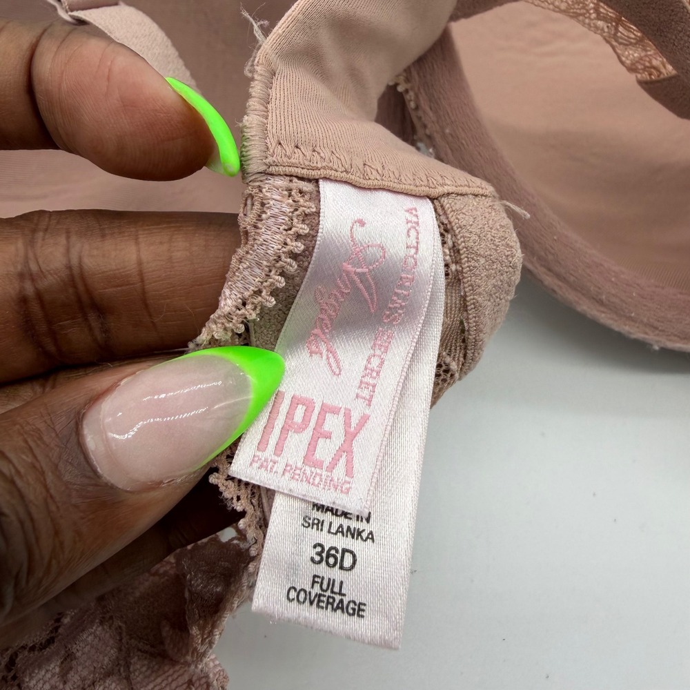 Victoria's Secret Ipex Full Coverage Lace Bra Brown Neutral 36d View 5
